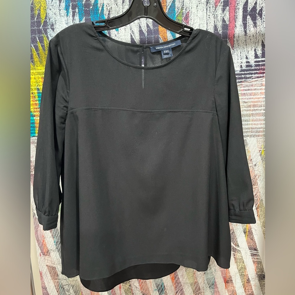 French Connection Classic Black Blouse